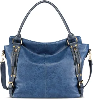 Women Top Handle Satchel Leather Handbag And Purse Shoulder Bag Big Tote