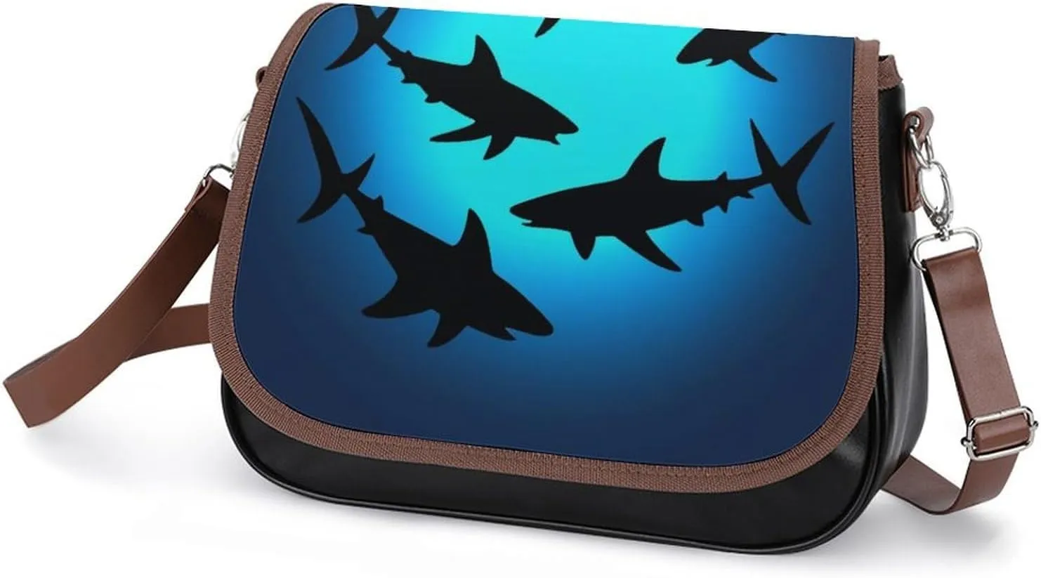 Womens Casual Crossbody Bag, Small PU Leather Shoulder Bag Travel Messenger Bags