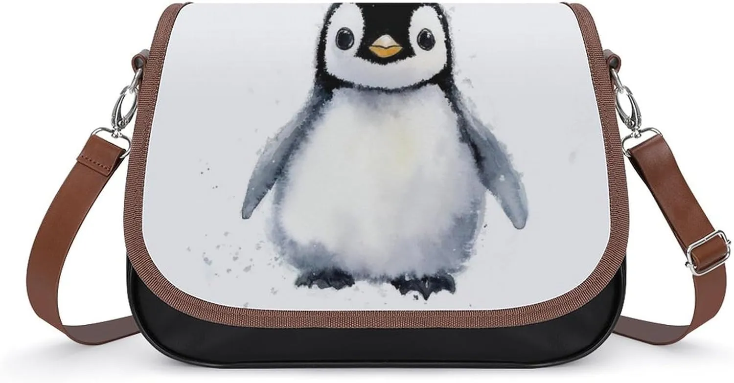 Womens Casual Crossbody Bag, Small PU Leather Shoulder Bag Travel Messenger Bags