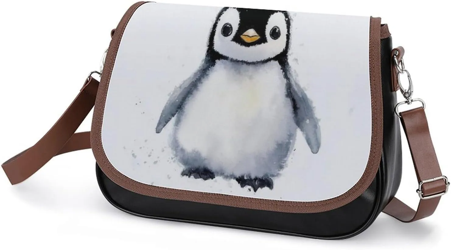 Womens Casual Crossbody Bag, Small PU Leather Shoulder Bag Travel Messenger Bags