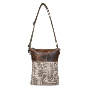 Women's Crossbody Bag - Geometric Swirls
