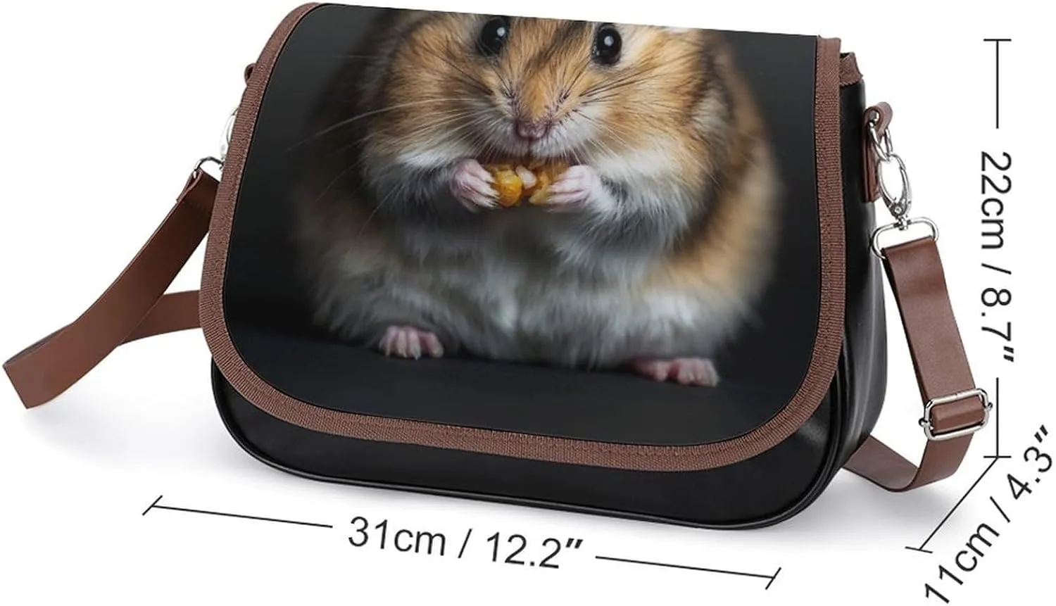 Womens Crossbody Purse Lightweight PU Leather Shoulder Bag Waterproof Messenger Bags