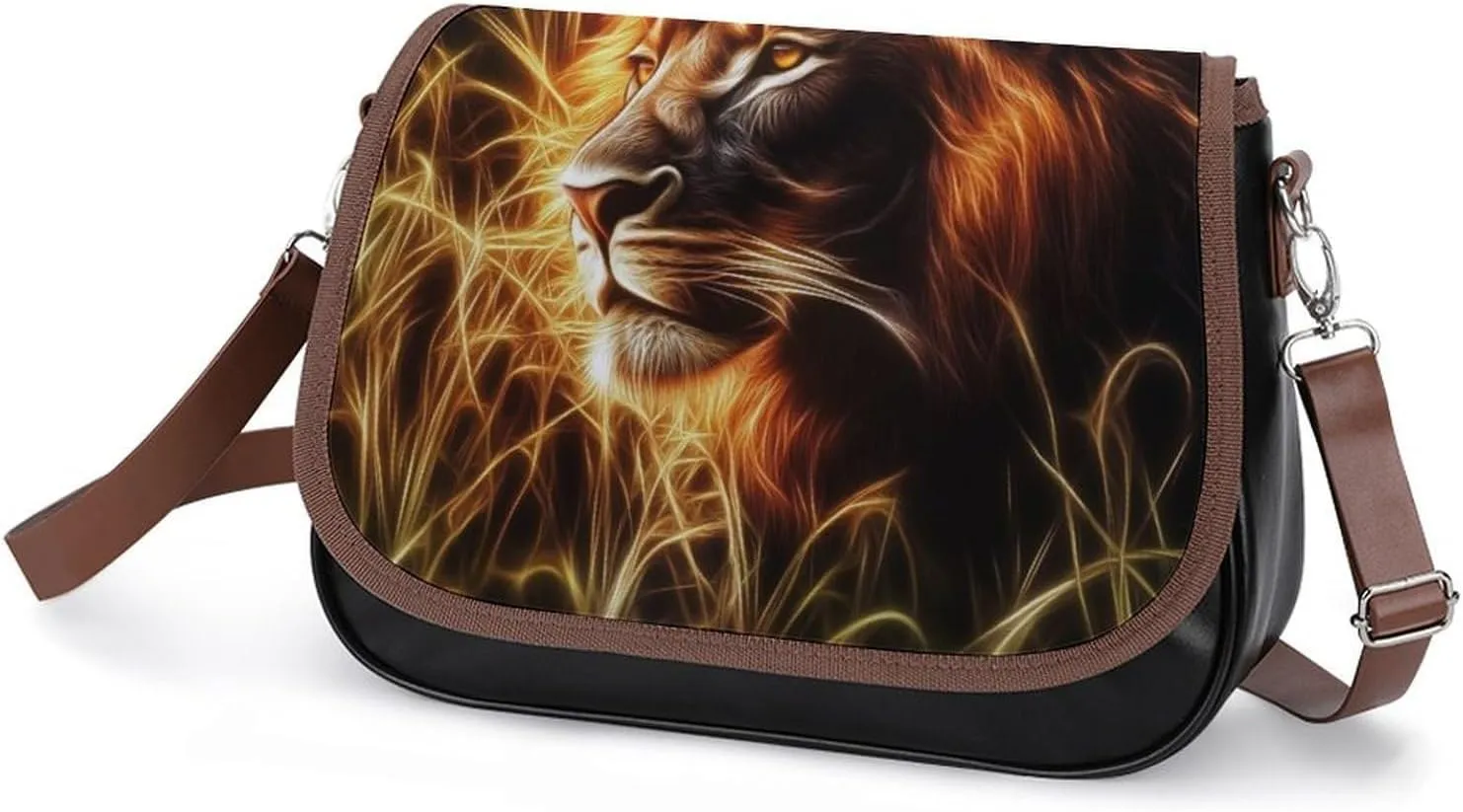 Womens Crossbody Purse Lightweight PU Leather Shoulder Bag Waterproof Messenger Bags