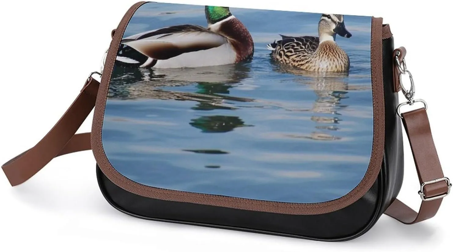Womens Crossbody Purse Lightweight PU Leather Shoulder Bag Waterproof Messenger Bags