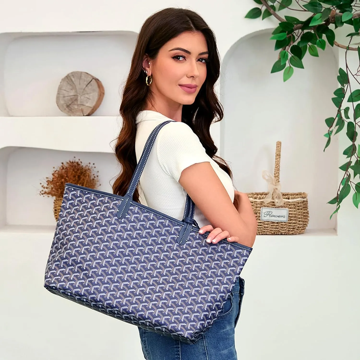 Women's Handbag Set Beach Bag Women's Leather Wallet Beach Bag Shopping Bags 2025 Large Handbags