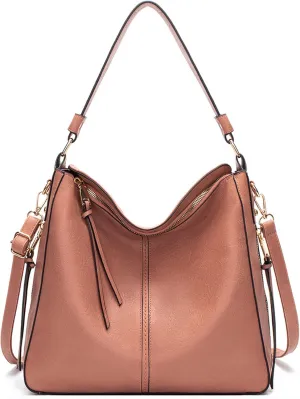 Women's Handbag Shoulder Bag Vintage-Inspired PU Vegan Leather Stylish Crossbody Bucket Purse Satchel