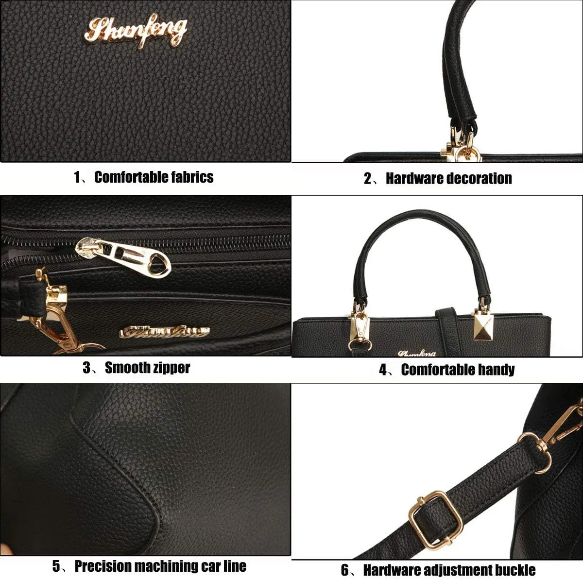 Womens Handbags and Purses Fashion Top Handle Satchel Tote PU Leather Shoulder Bags Pink