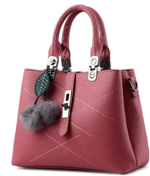 Women's Leather Handbag Tote Shoulder Bag Crossbody Purse Top-Handle Bags
