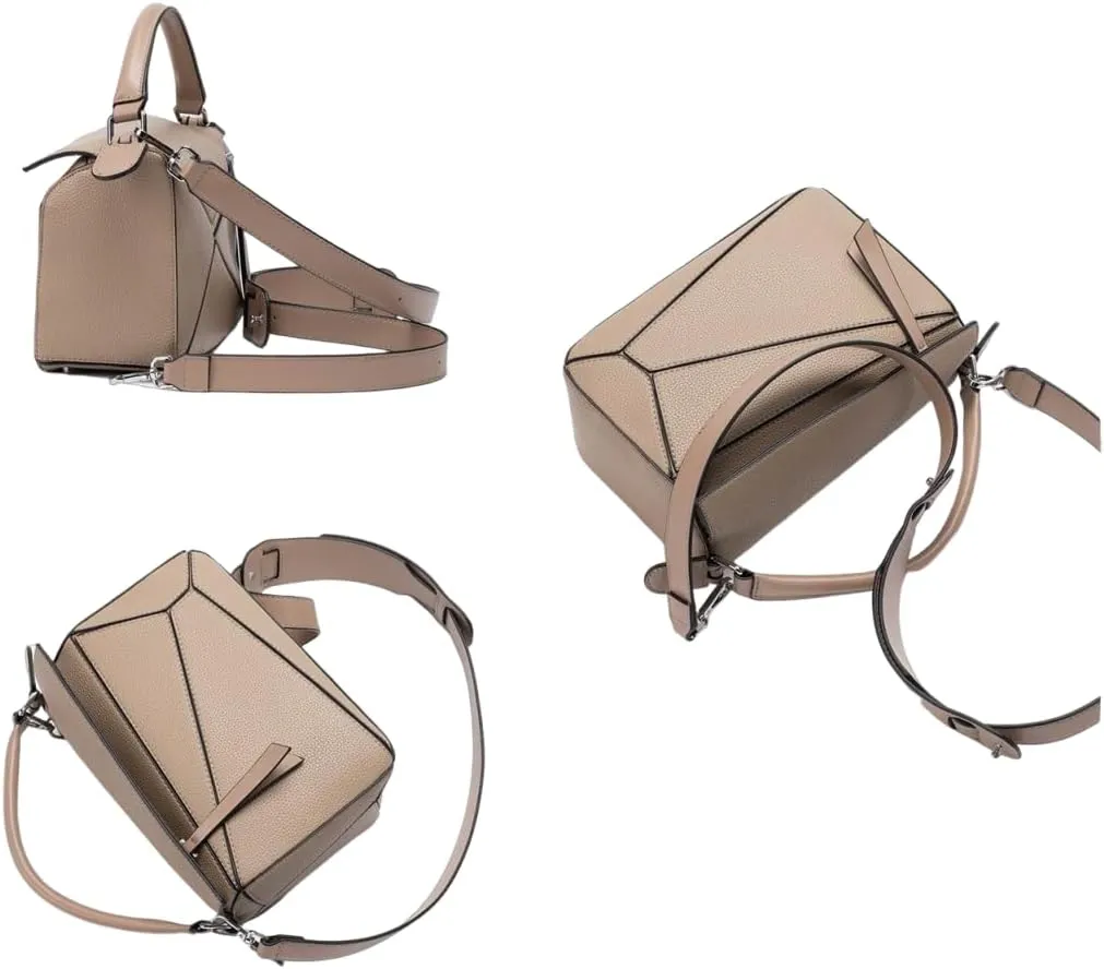 Women's Patchwork Handbags Geometry Bag Large capacity One Shoulder Bags adjustable satchel bag Zipper Purses