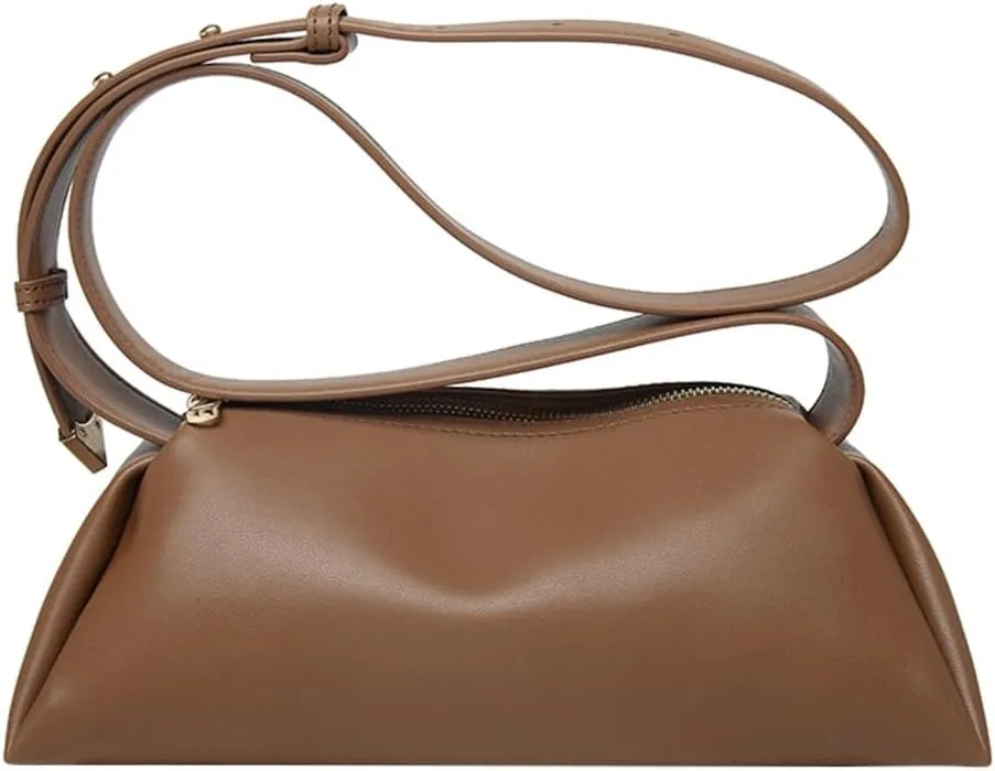 Womens Pillow Shoulder Crossbody Bags Soft Vegan Leather Tote Bag Small Purse Handbag Top Handle Satchel