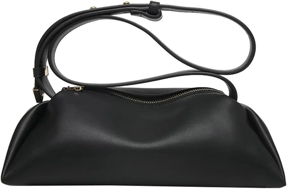Womens Pillow Shoulder Crossbody Bags Soft Vegan Leather Tote Bag Small Purse Handbag Top Handle Satchel