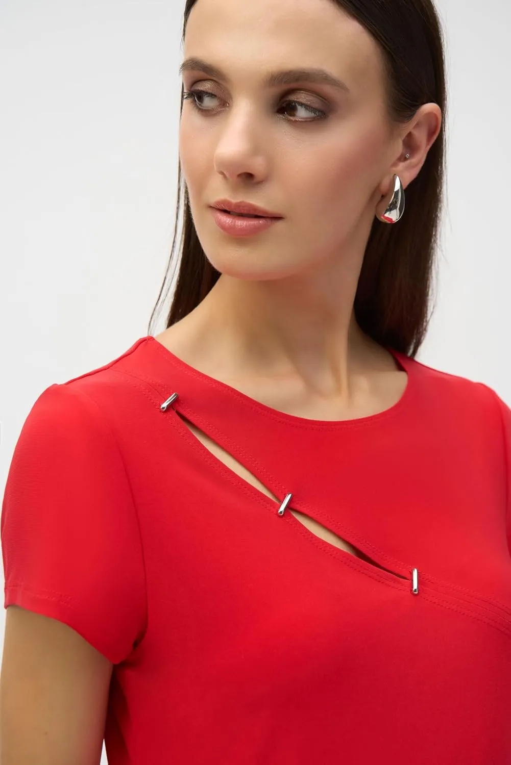 Women's Silky Knit Fitted Top
