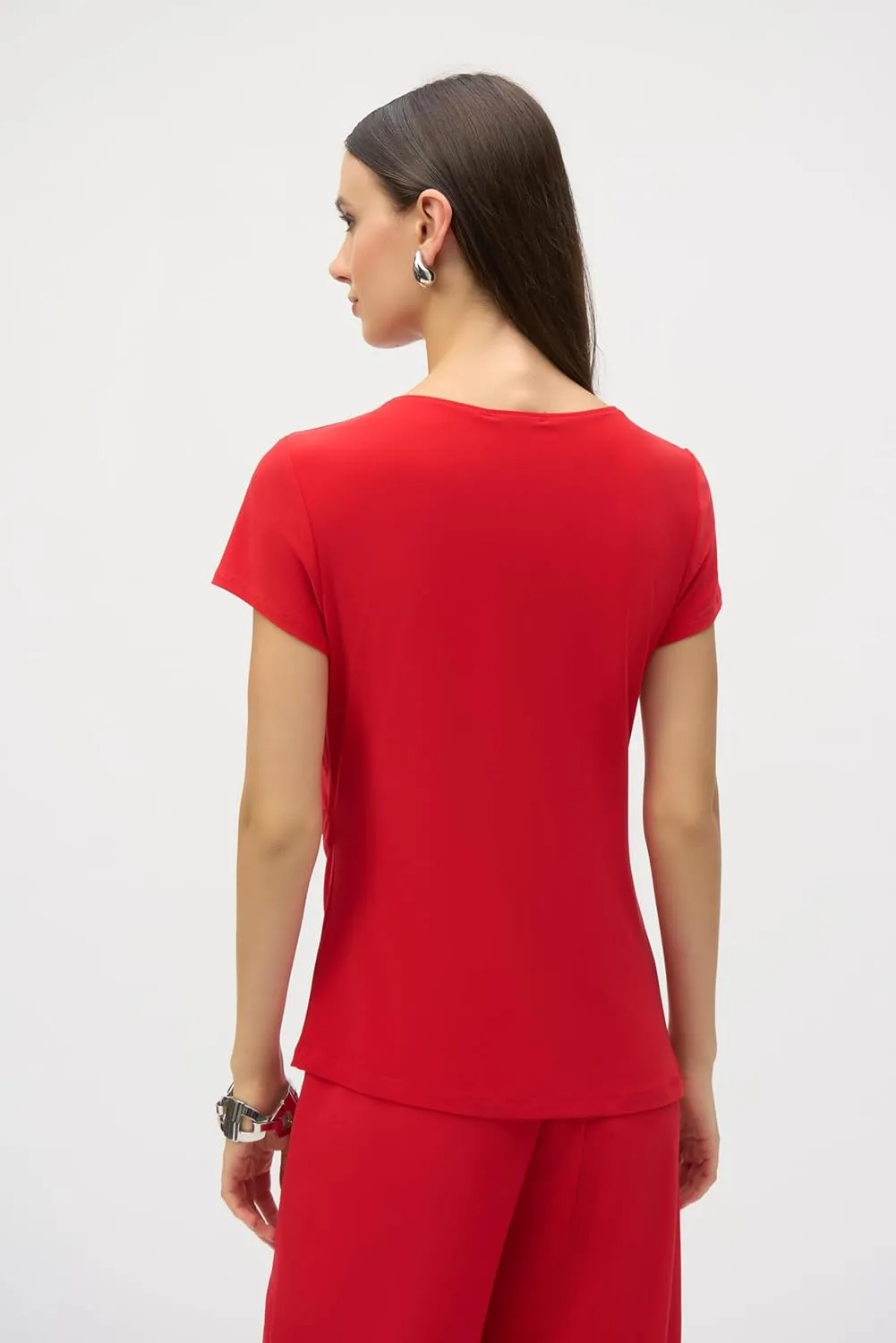 Women's Silky Knit Fitted Top
