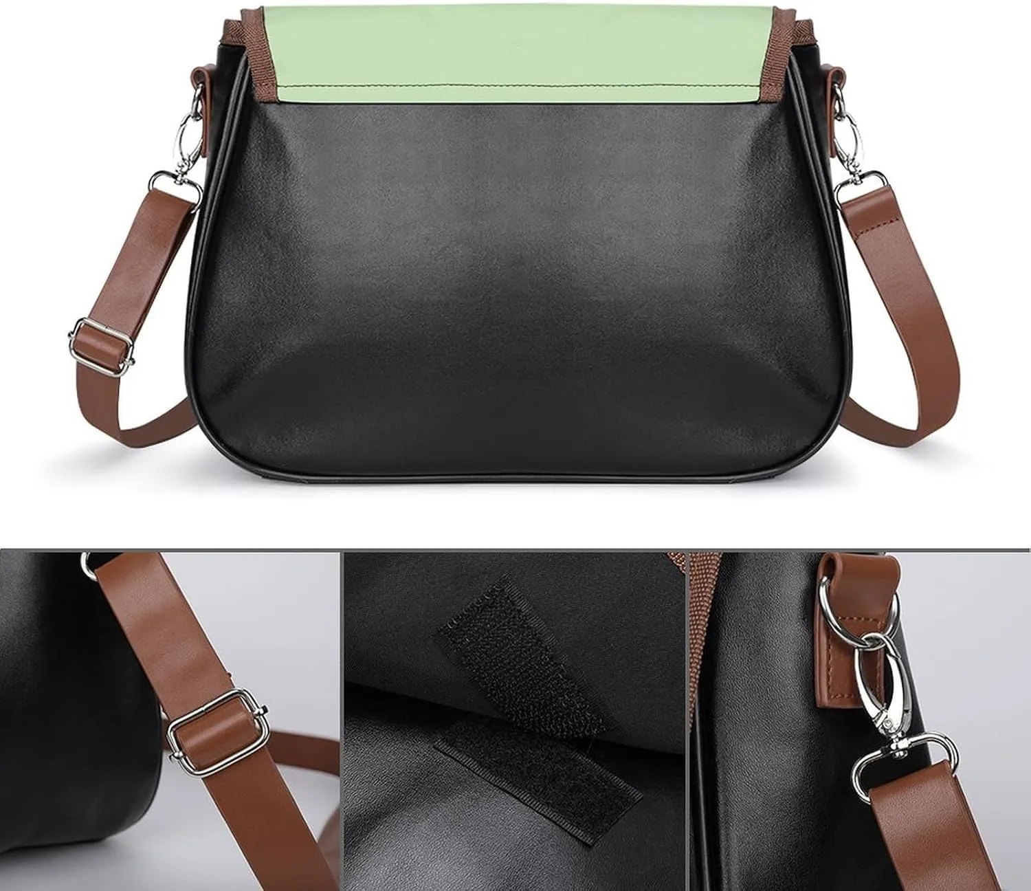 Womens Small Crossbody Purse with Adjustable Strap, Pu Leather Shoulder Bags for Travel Work