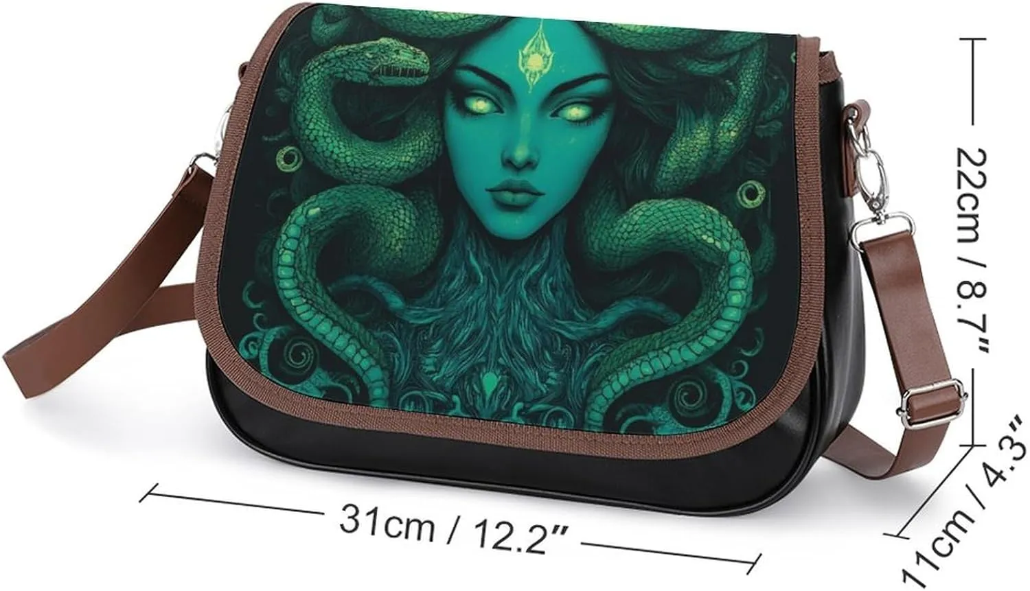 Womens Small Crossbody Purse with Adjustable Strap, Pu Leather Shoulder Bags for Travel Work