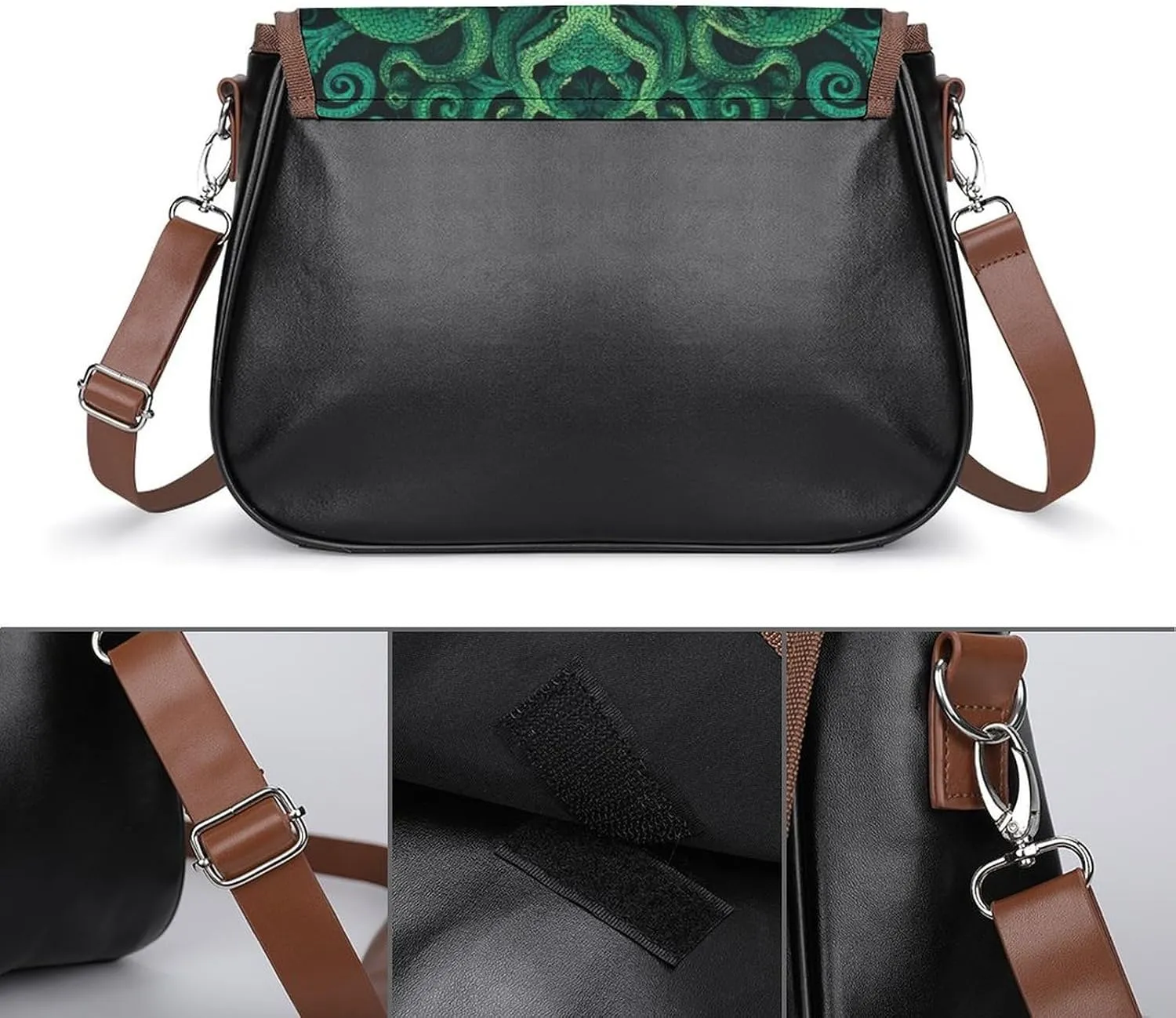 Womens Small Crossbody Purse with Adjustable Strap, Pu Leather Shoulder Bags for Travel Work