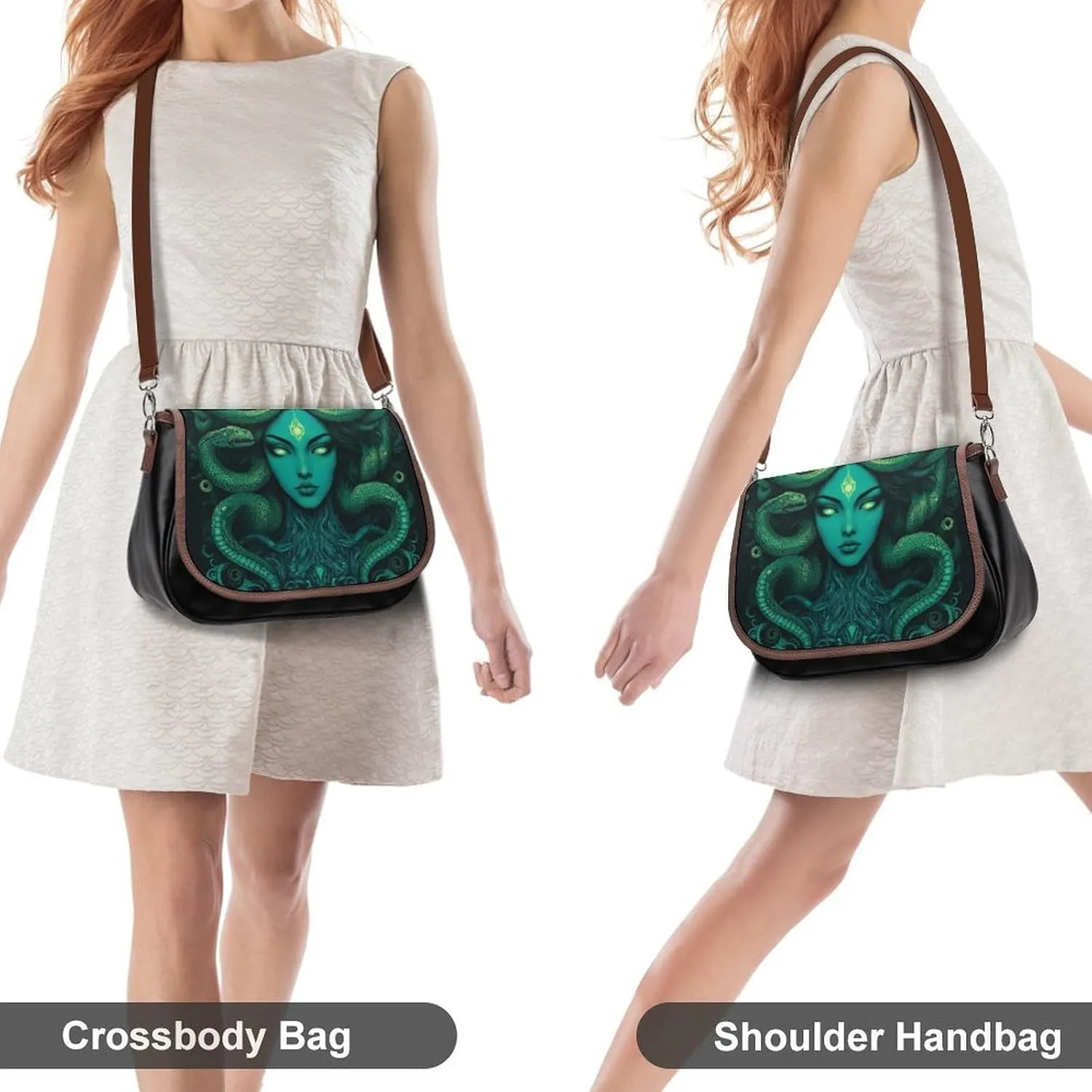 Womens Small Crossbody Purse with Adjustable Strap, Pu Leather Shoulder Bags for Travel Work