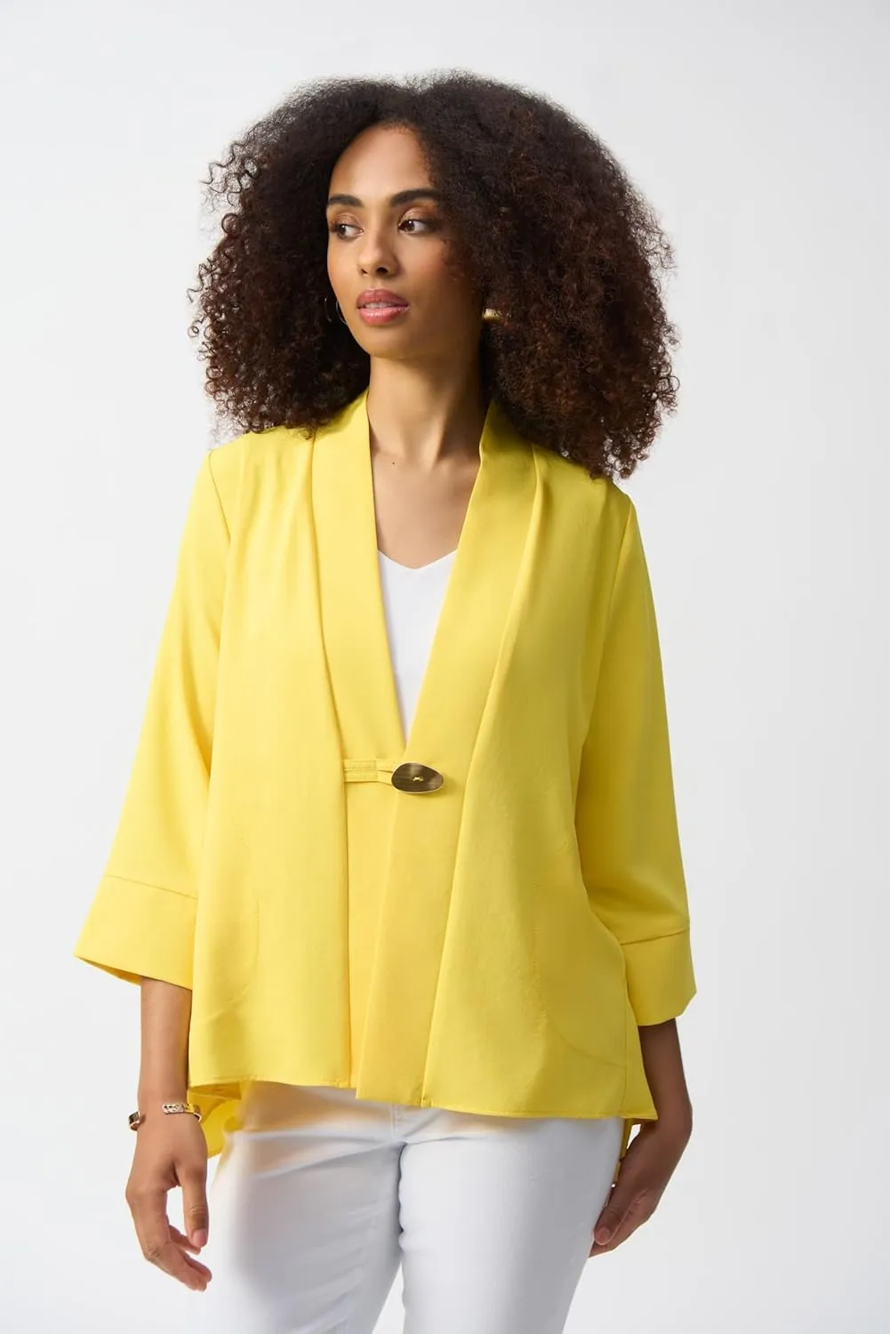 Women's Textured Woven Trapeze Jacket