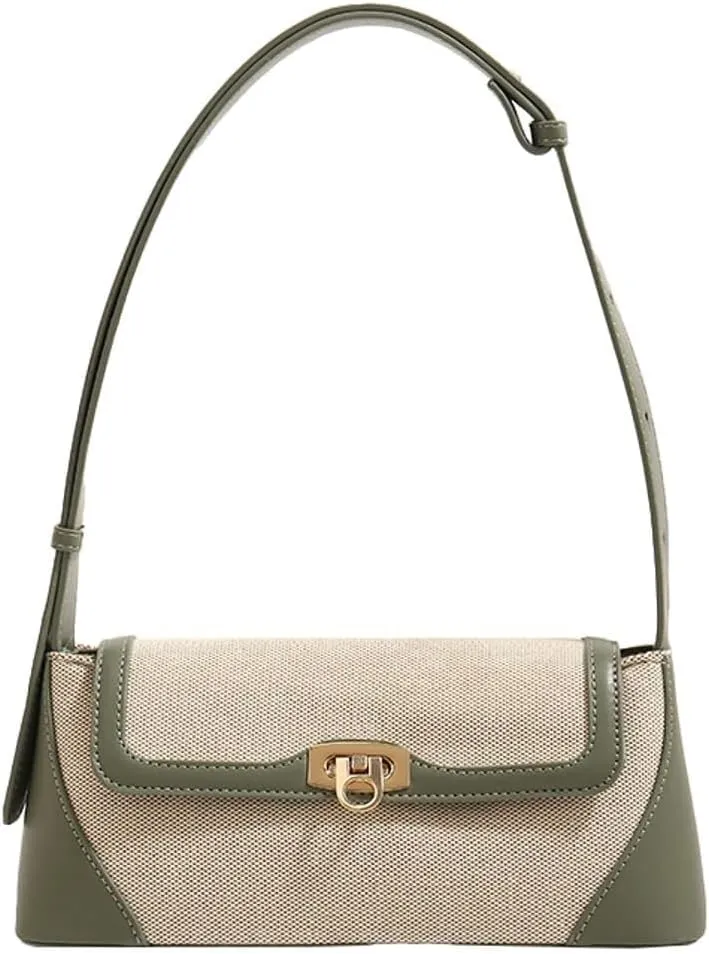 Women’s Y2K Retro Crossbody Shoulder Bag – Small Hobo Tote Armpit Purse with Top Handle Satchel