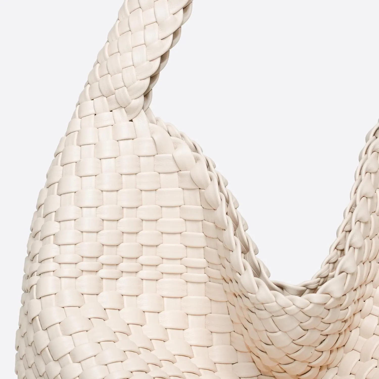Woven Bag Purses and Handbags for Women, PU Leather Shoulder Bags Top-Handle Bags With Purses
