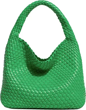 Woven Bag Purses and Handbags for Women, PU Leather Shoulder Bags Top-Handle Bags With Purses