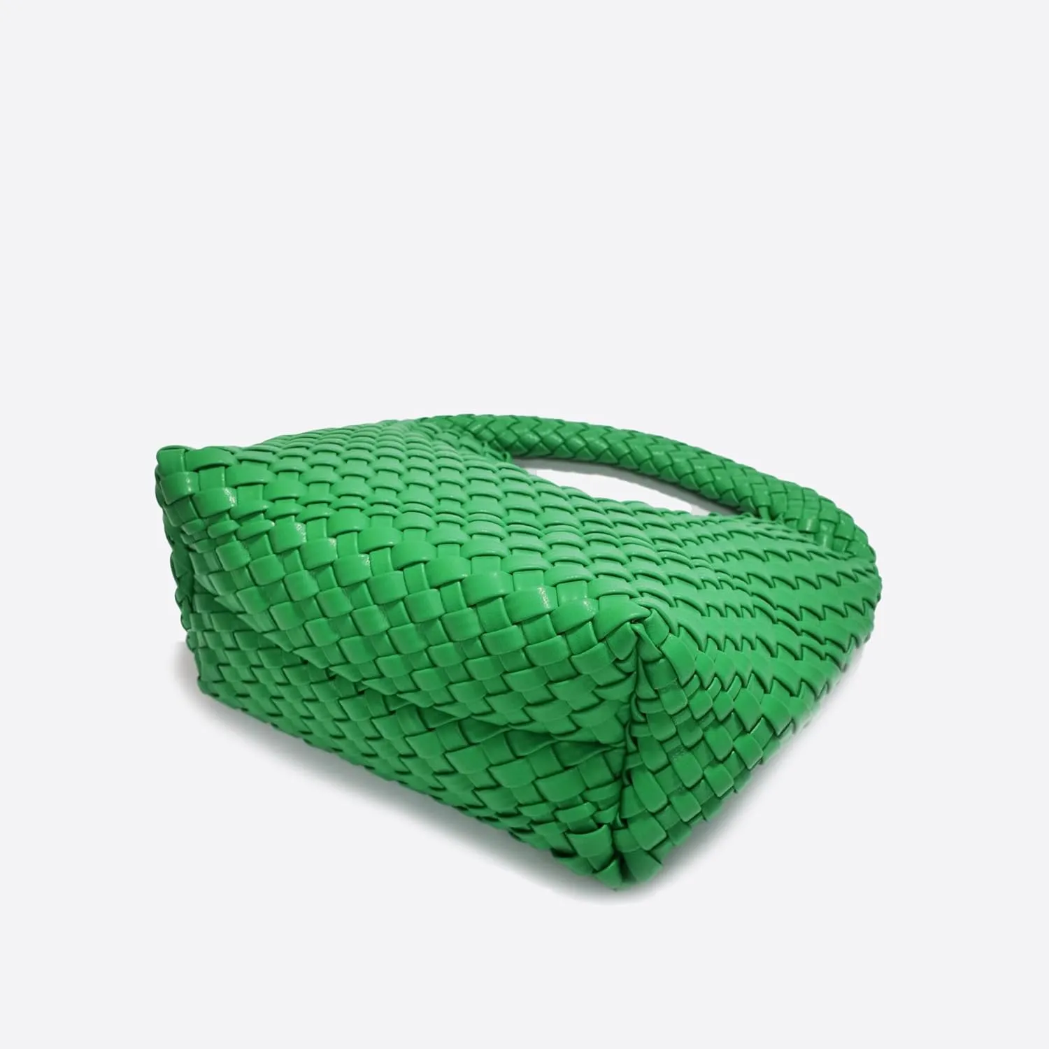 Woven Bag Purses and Handbags for Women, PU Leather Shoulder Bags Top-Handle Bags With Purses