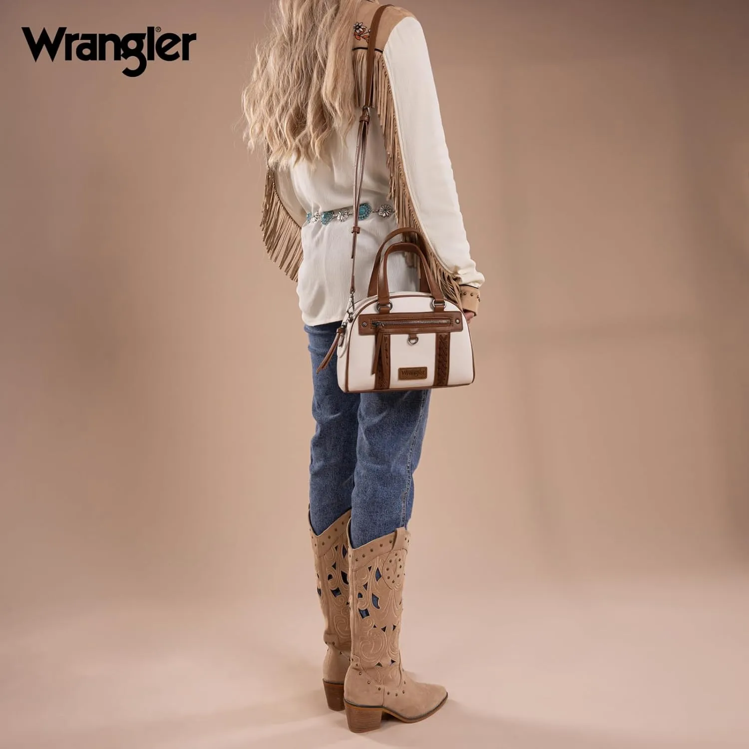 Wrangler Crossbody Bags Satchel Handbags for Women Top Handle Purse