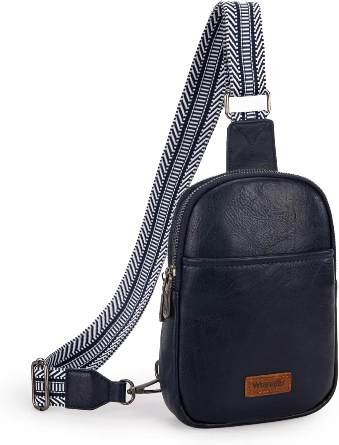 Wrangler Small Crossbody Sling Bags for Women Fanny Packs Chest Bag for Travel Gift