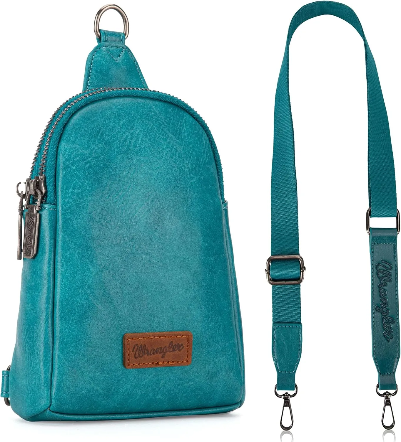 Wrangler Small Crossbody Sling Bags for Women Fanny Packs Chest Bag for Travel Gift