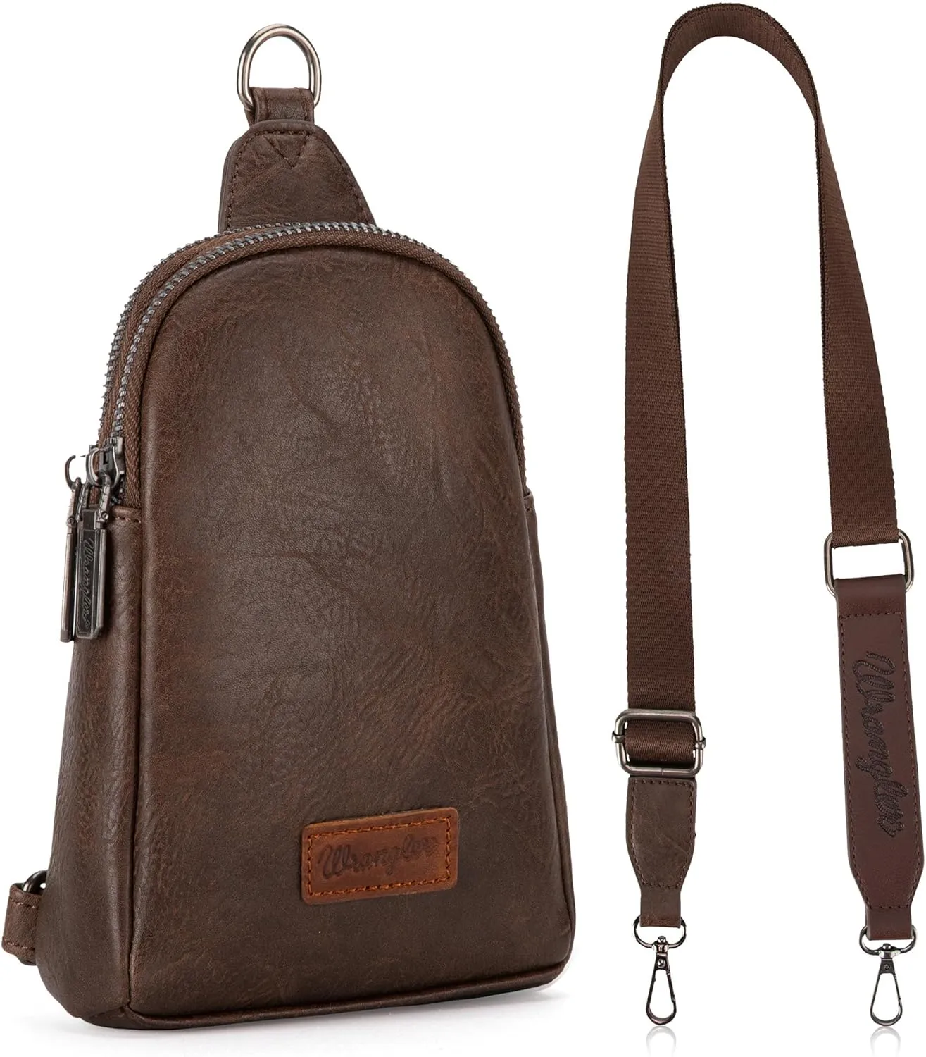 Wrangler Small Crossbody Sling Bags for Women Fanny Packs Chest Bag for Travel - Mother Day Gift