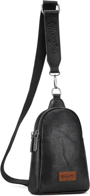 Wrangler Small Crossbody Sling Bags for Women Fanny Packs Chest Bag for Travel - Mother Day Gift