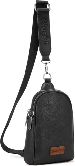Wrangler Small Crossbody Sling Bags for Women Fanny Packs Chest Bag for Travel - Mother Day Gift