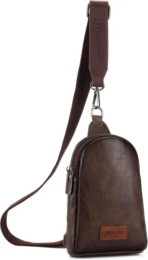 Wrangler Small Crossbody Sling Bags for Women Fanny Packs Chest Bag for Travel - Mother Day Gift