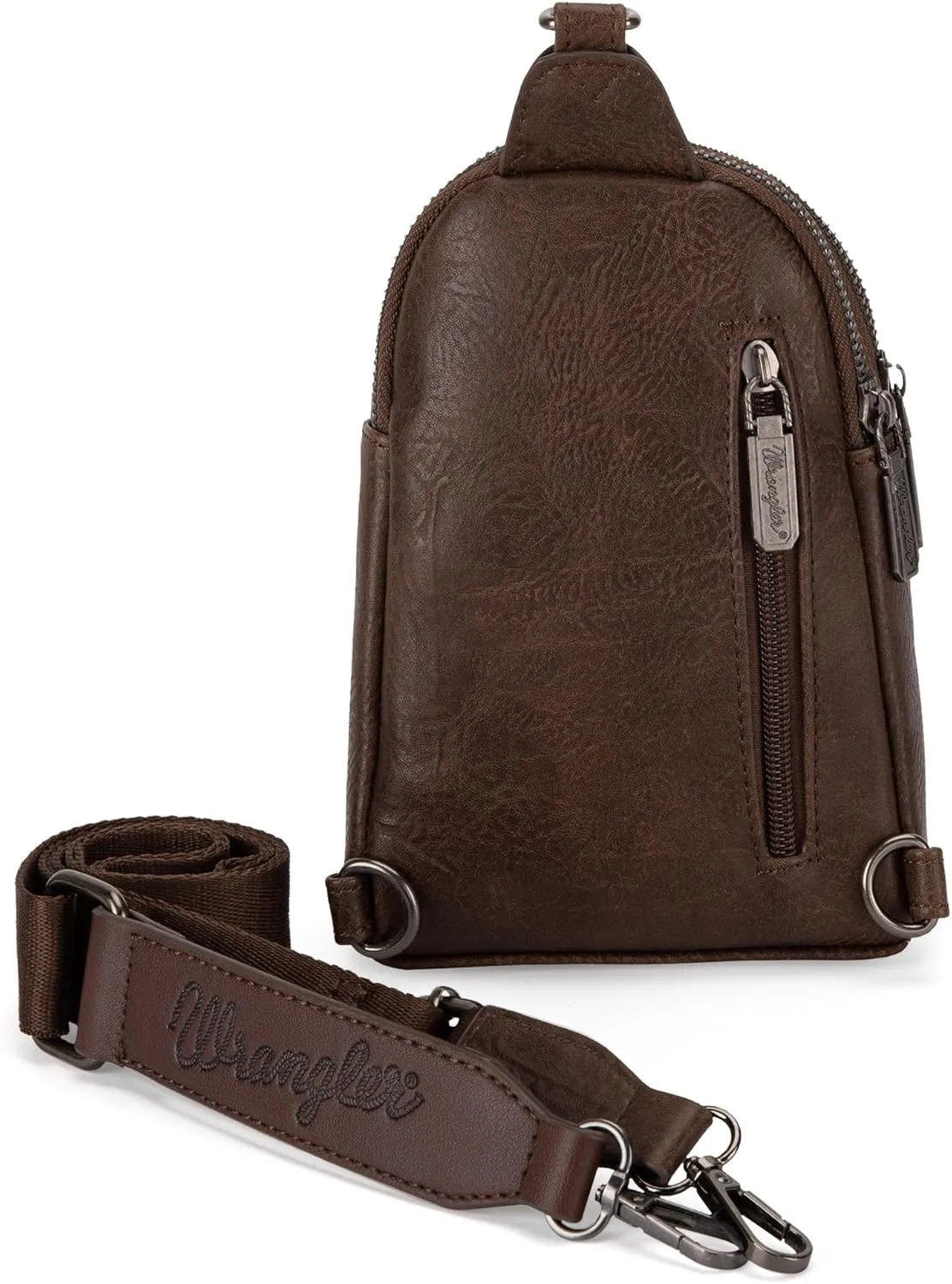 Wrangler Small Crossbody Sling Bags for Women Fanny Packs Chest Bag for Travel - Mother Day Gift