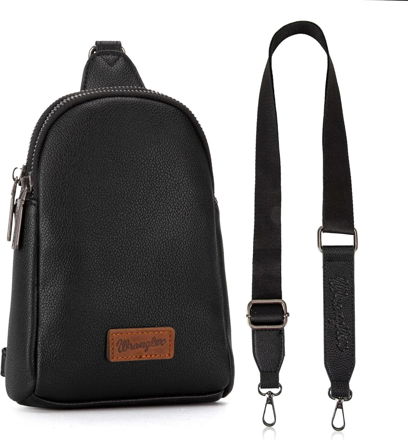 Wrangler Small Crossbody Sling Bags for Women Fanny Packs Chest Bag for Travel - Mother Day Gift