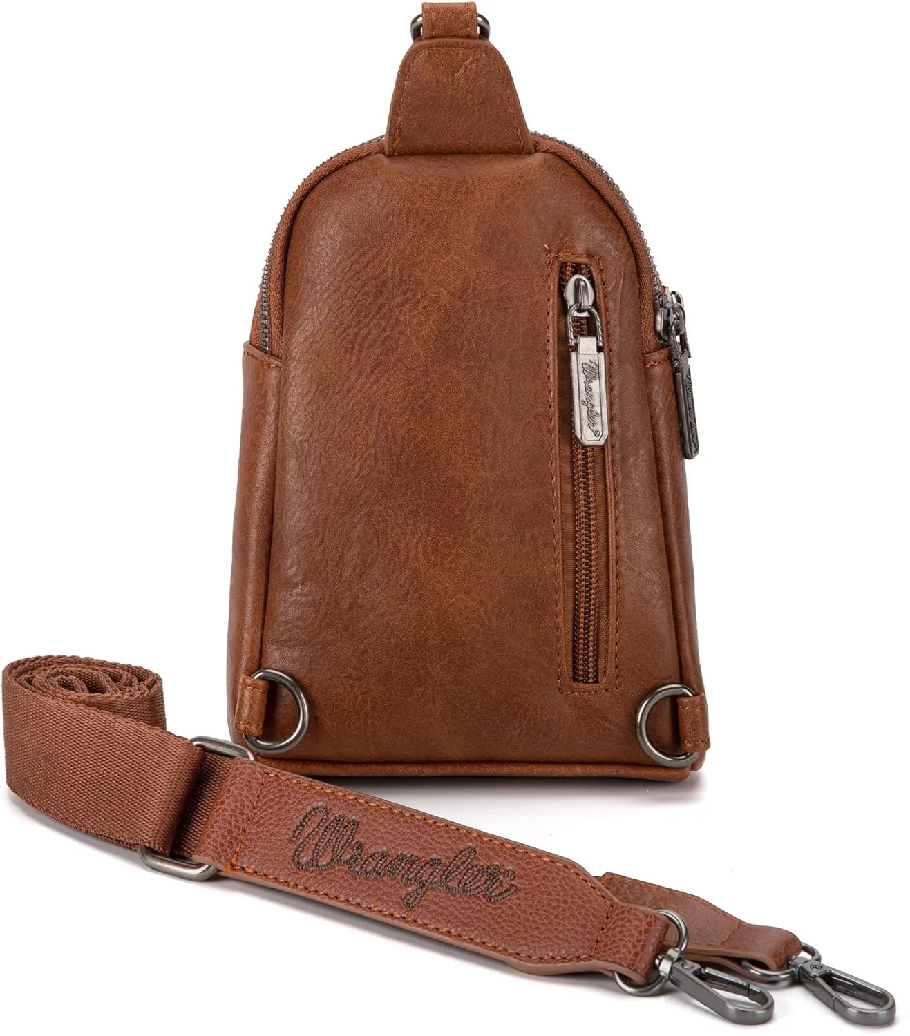 Wrangler Small Crossbody Sling Bags for Women Fanny Packs Chest Bag for Travel - Mother Day Gift