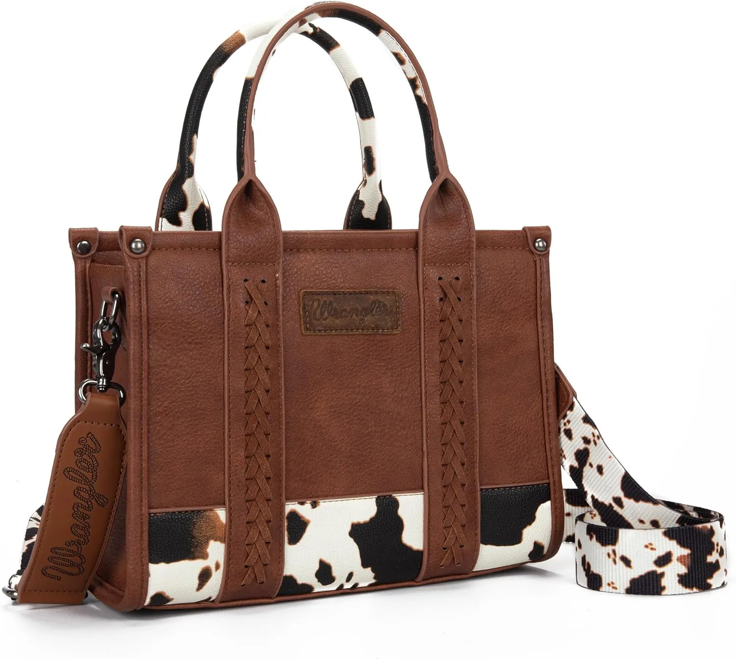 Wrangler Tote Bags for Women Top-handle Handbags and Purse for Women with Adjustable Strap