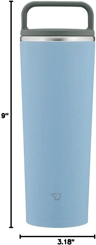 Zojirushi SX-JA40AM Stainless Carry Tumbler, 14 Ounce, Fog Blue