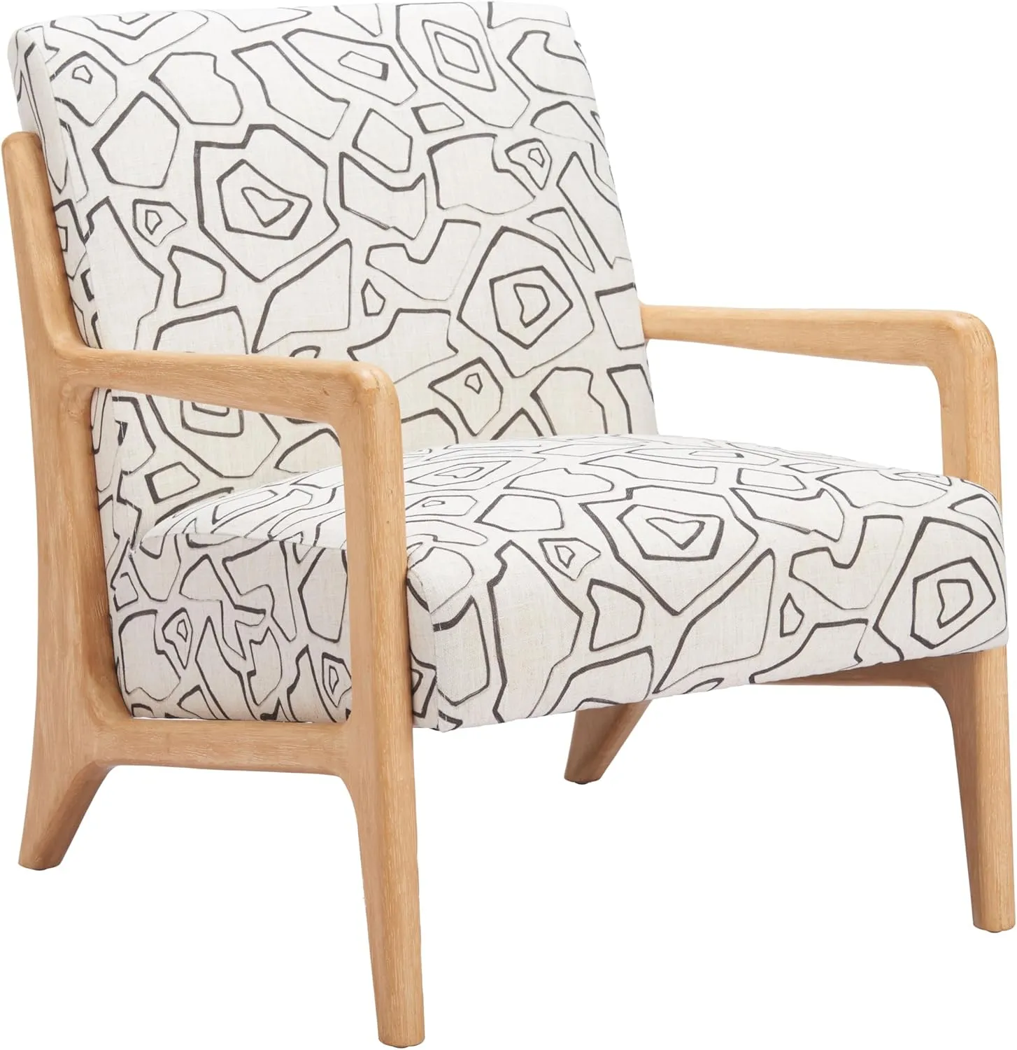 Zuo Runa Accent Chair Beige & Natural