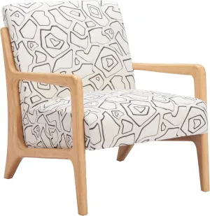 Zuo Runa Accent Chair Beige & Natural