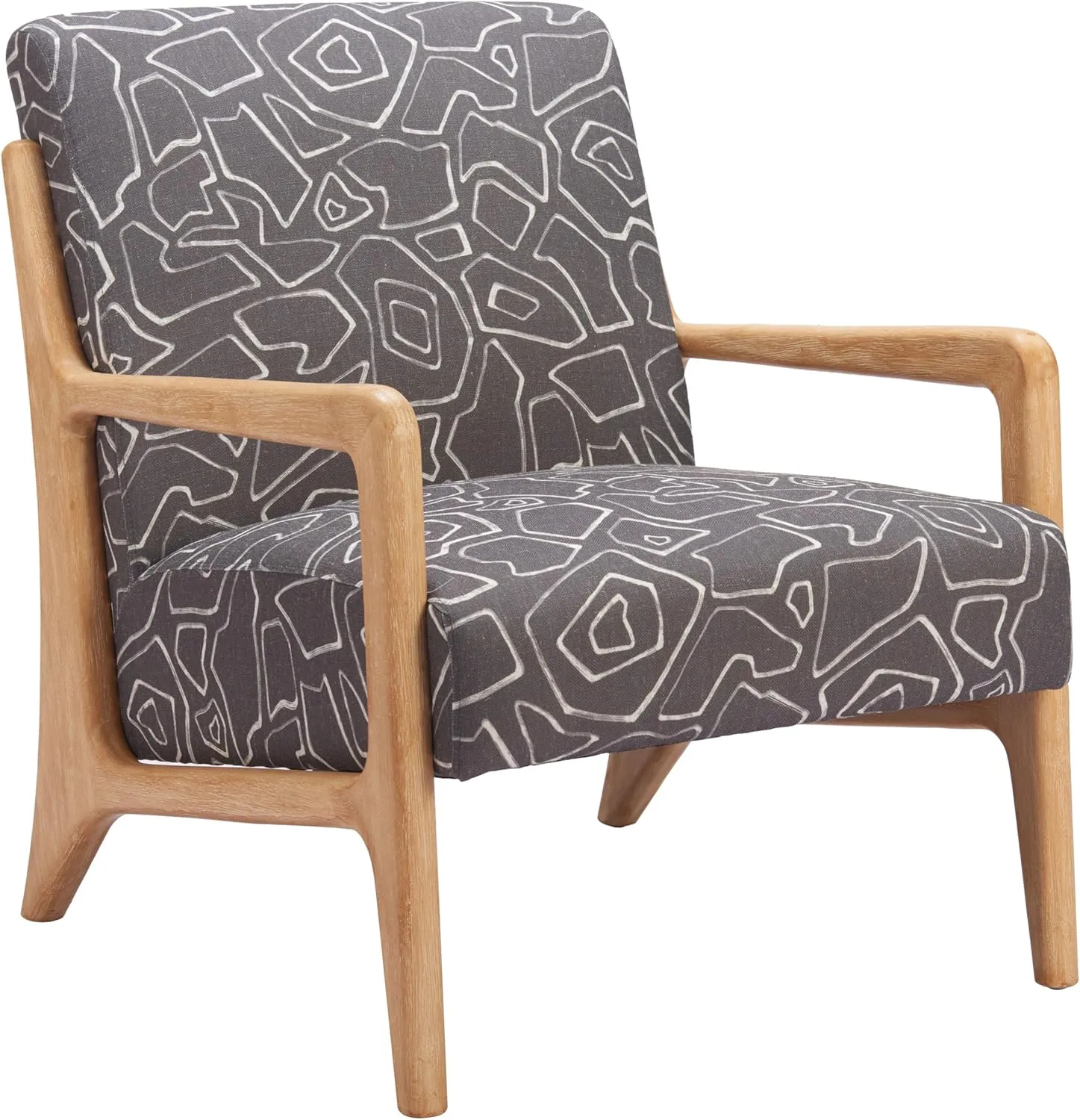 Zuo Runa Accent Chair Gray & Natural