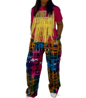 Zuri Ankara Tee and Pants Set